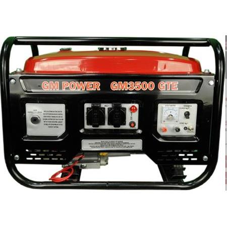 GOLDMOTO GM3500GTE  3.5kVA  Benzinli Jeneratör Marşlı