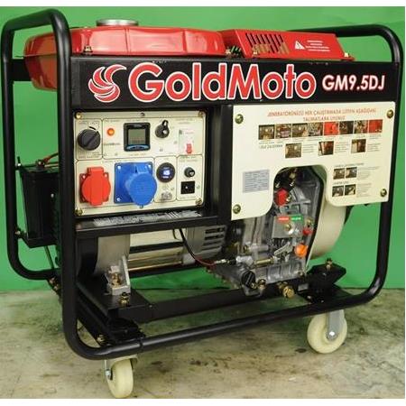 GOLDMOTO GM9.5DJ 9.5 kVA MONOFAZE  DİZEL JENERATÖR